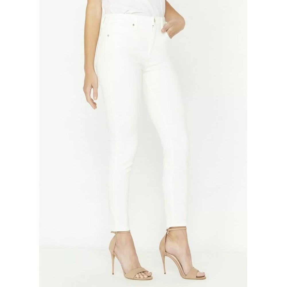 Buffalo white skinny jeans with rhinestones